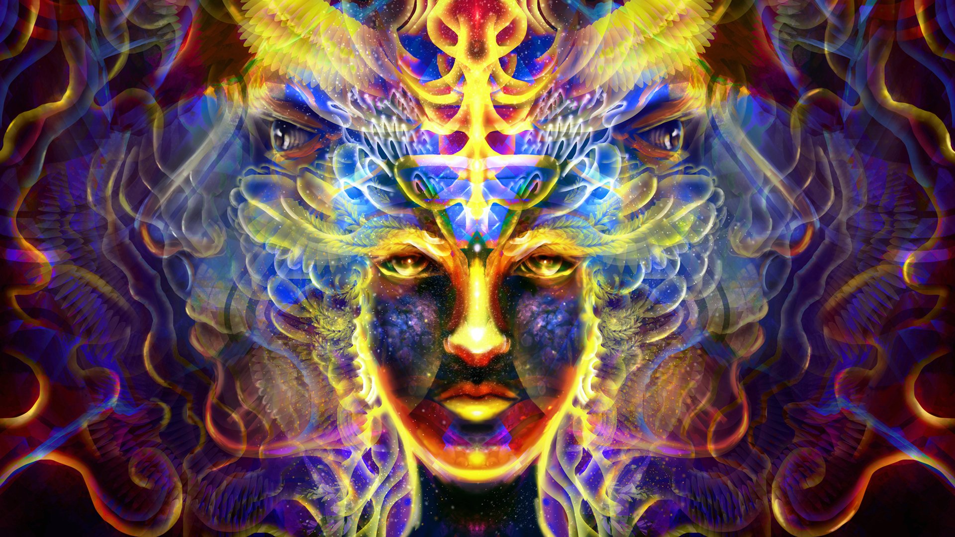 Artistic Psychedelic HD Wallpaper Background Image