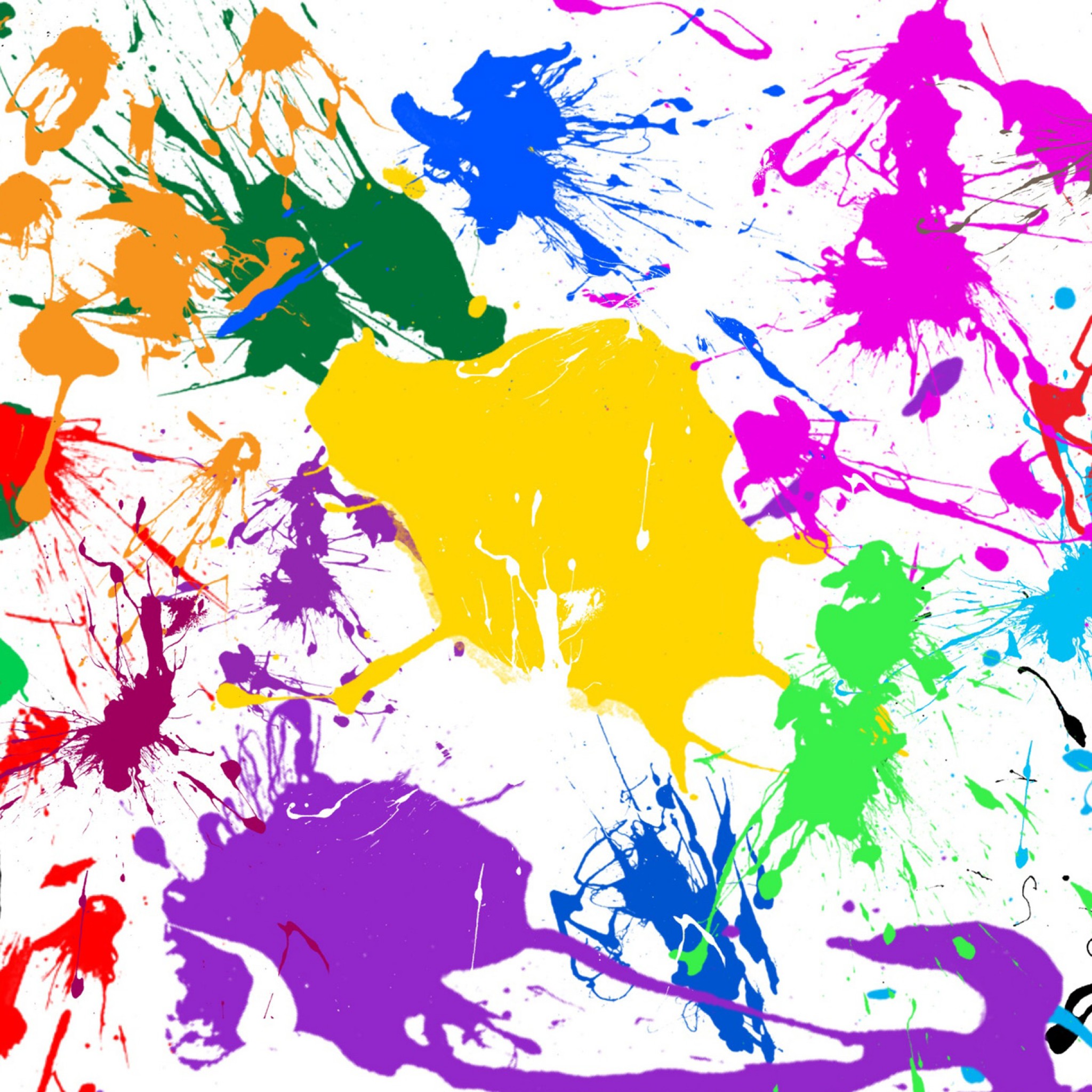 Colorful Paint Splatter Wallpaper Image Pictures Becuo