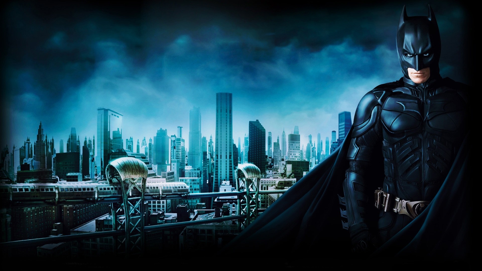 Wallpaper Gotham Train Begins Batman Background