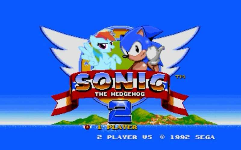 The Hedgehog Sega Genesis Rainbow Dash Video Games Sonic HD Wallpaper