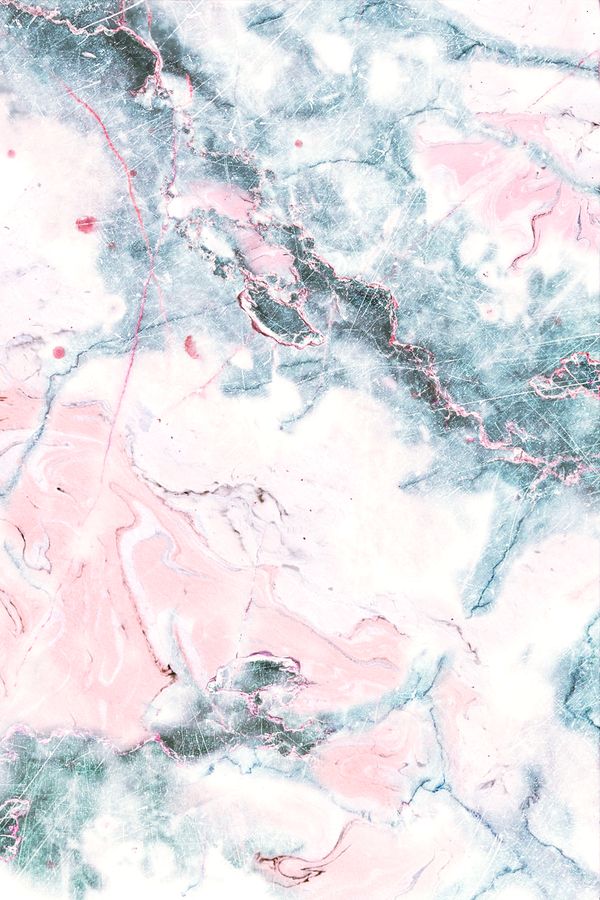 Blue And Pink Marble Throw Pillow By Morgan Schilke