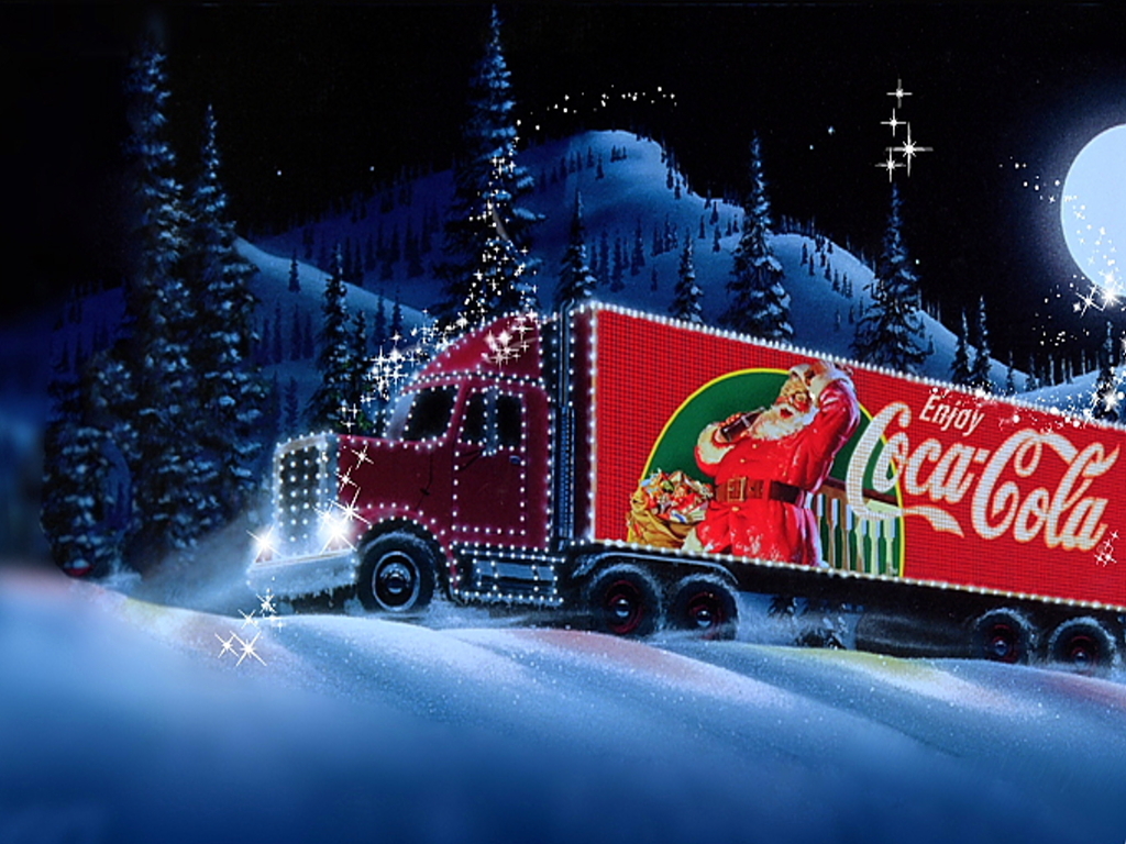 Coca Cola Christmas Truck Wallpaper Similar