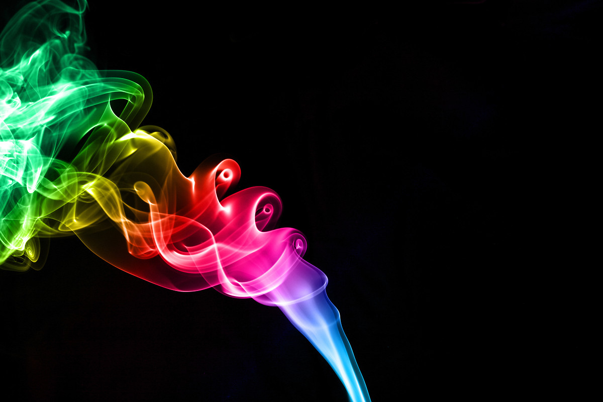 Colorful Smoke Wallpaper