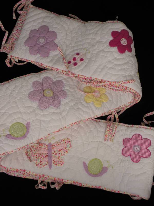 Free download Pbk Pottery Barn Kids Nursery Bedding Bumper Pad Pastels