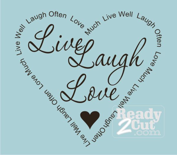 Live Laugh Love Quotes Graphics Coverlayouts