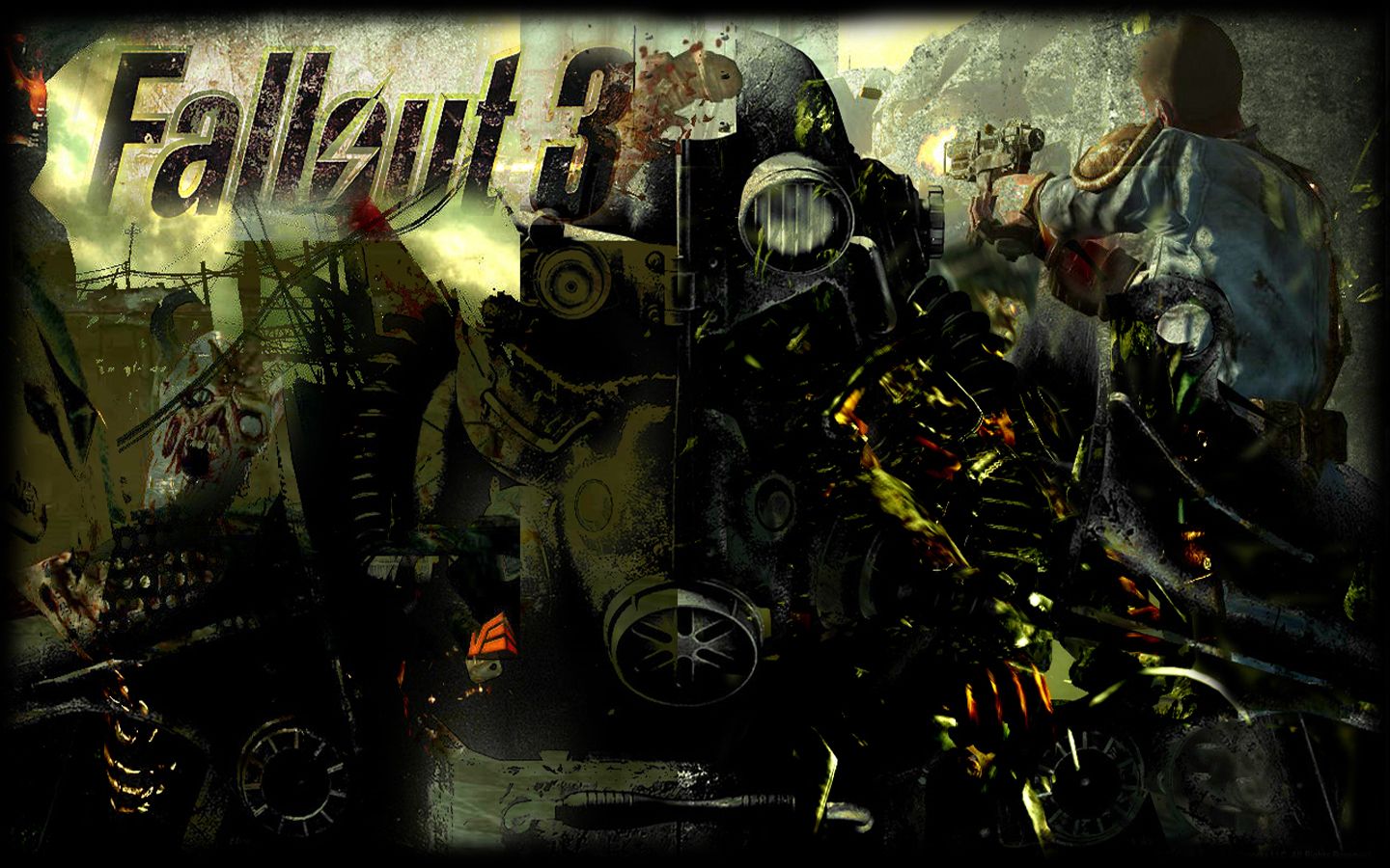 Title Tattered Fallout Wallpaper