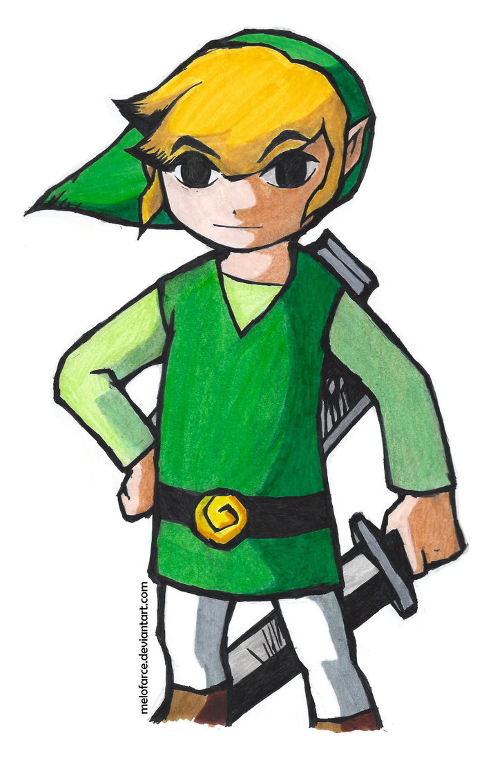 Toon Link from the Wind Waker by melofarce on