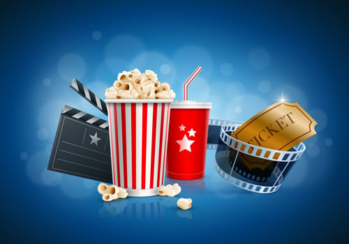 Movie time design elements vector backgrounds 02   Vector Background 500x350
