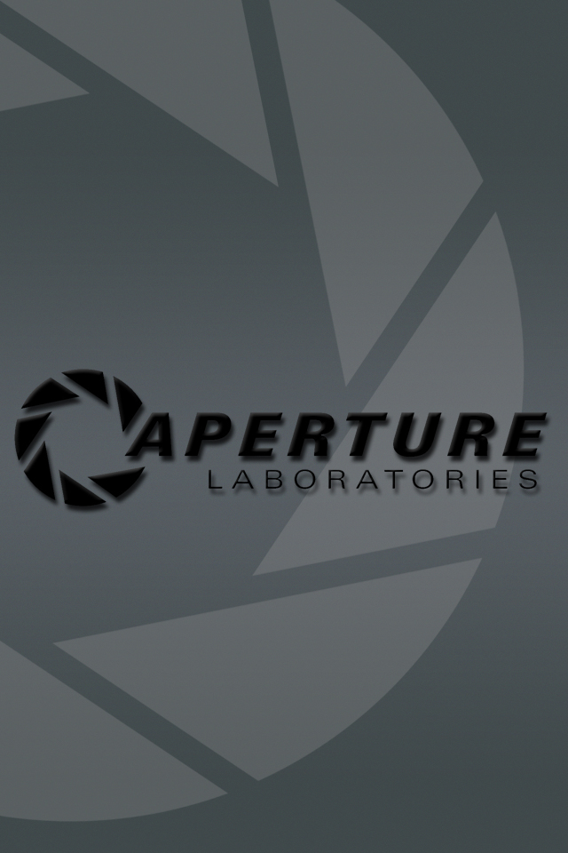Aperture Laboratories iPhone Wallpaper Labs Background