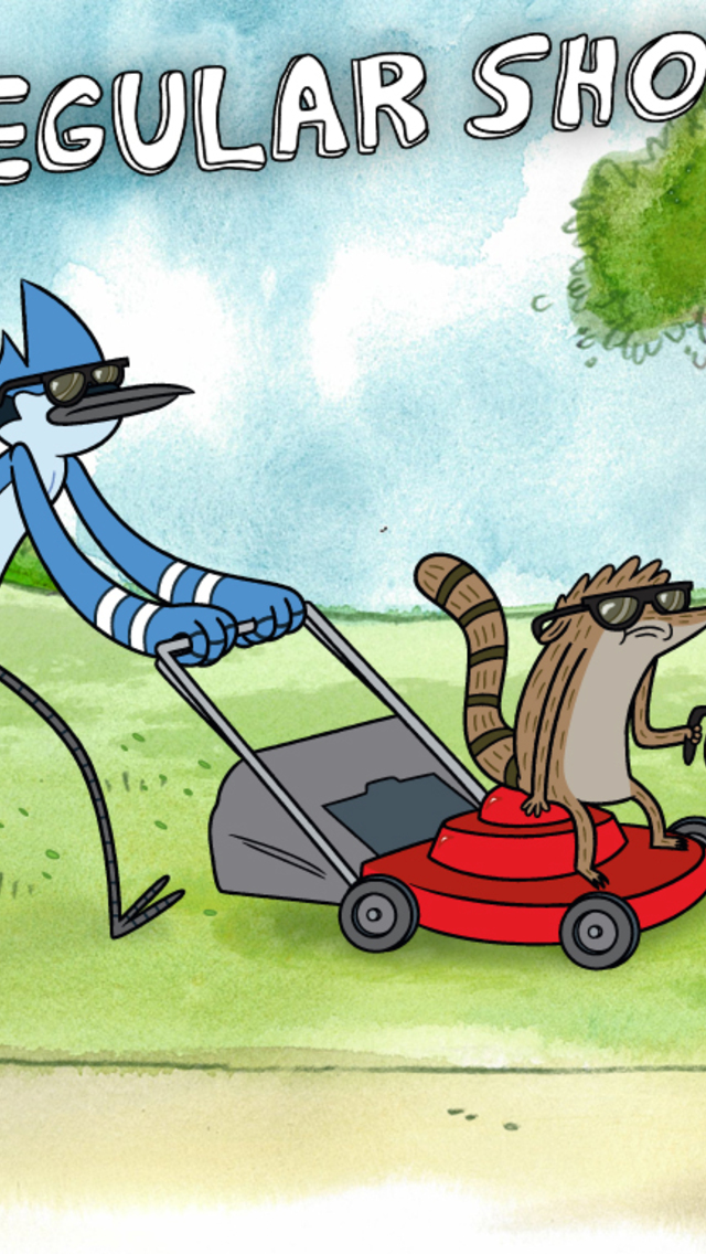 Mordecai and Rigby   Regular Show Wallpaper for iPhone 5