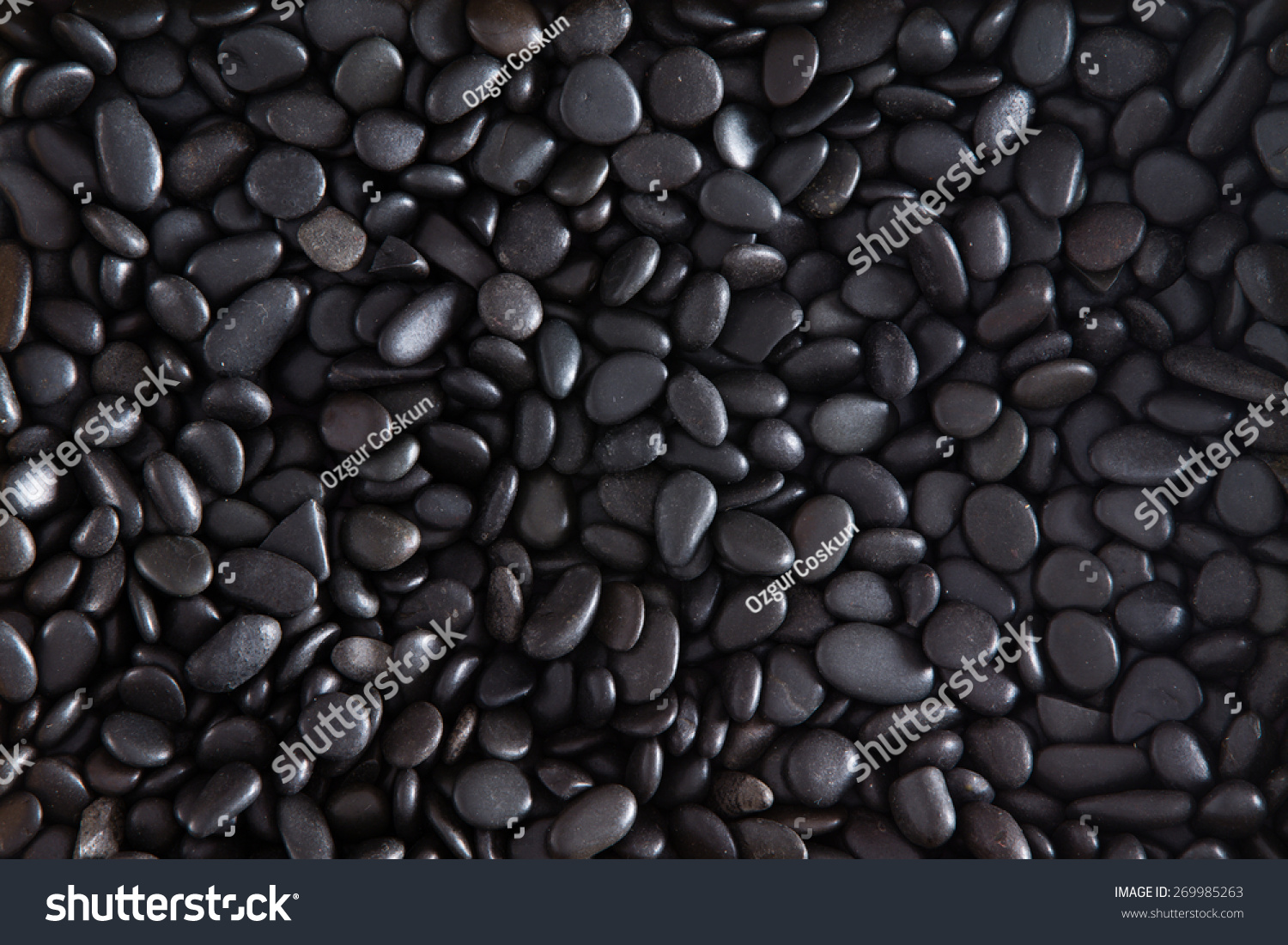Plenty Black Small Pebble Stones Wallpaper Stock Photo Edit Now