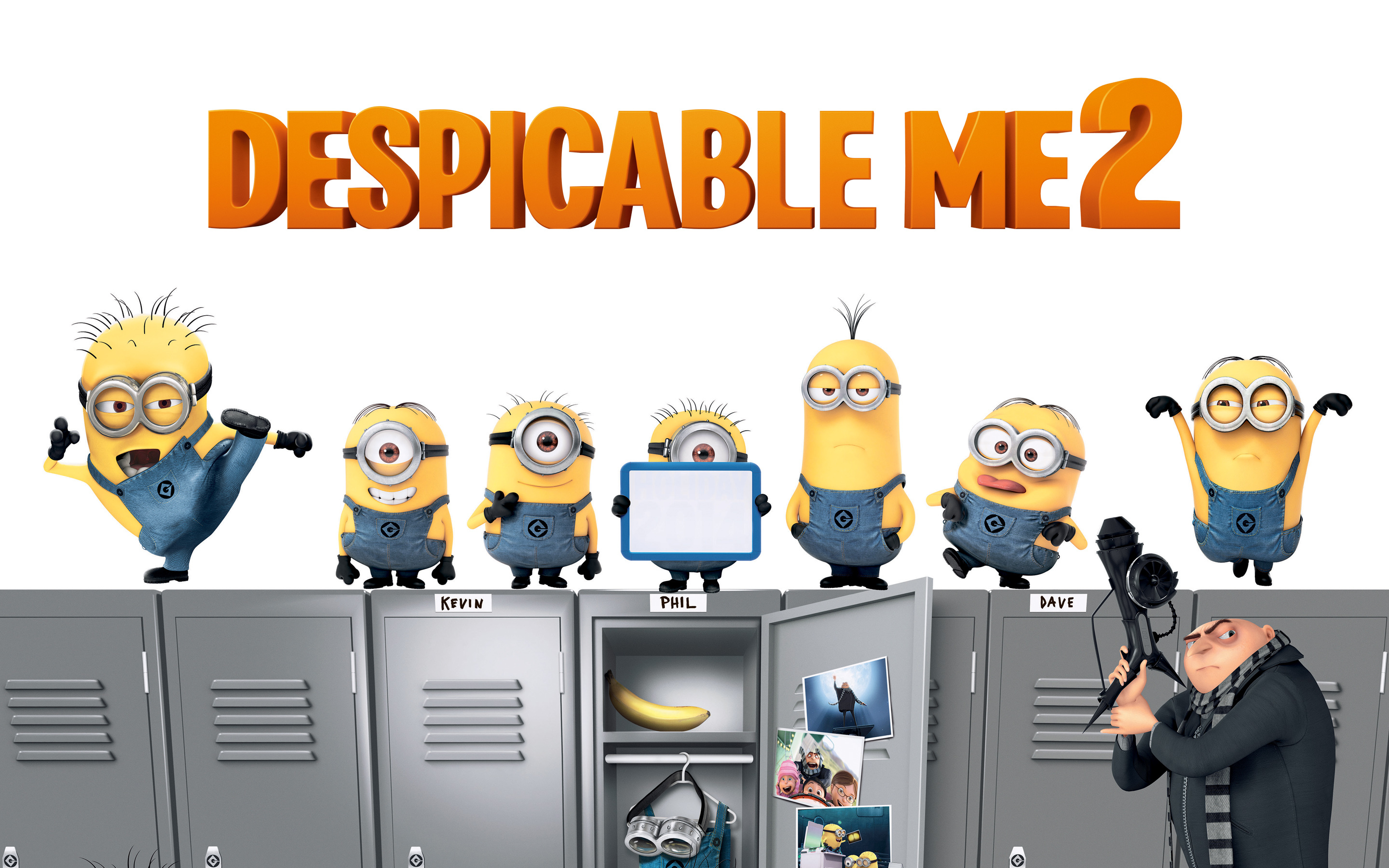 Minions Despicable Me The On Lockers Wallpaper And