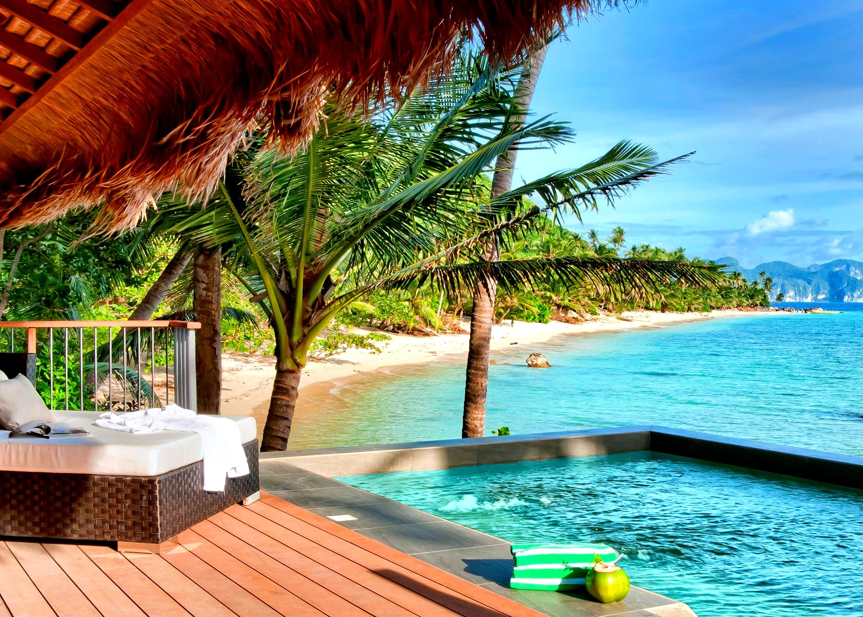 Tropical Resort Wallpaper