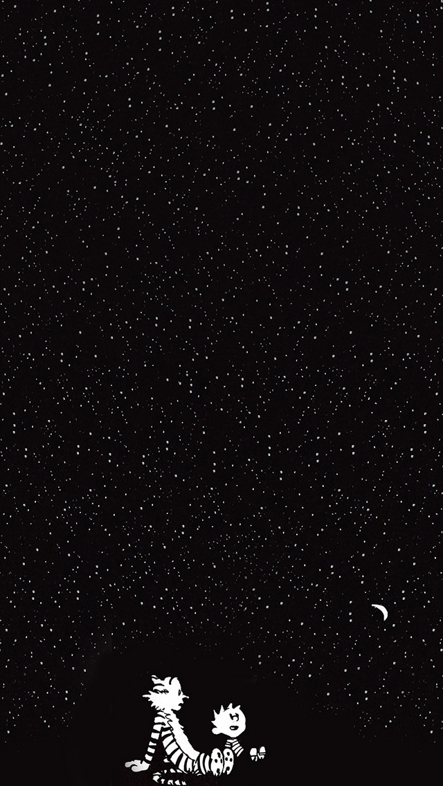 In The Starry Night iPhone 5s Wallpaper