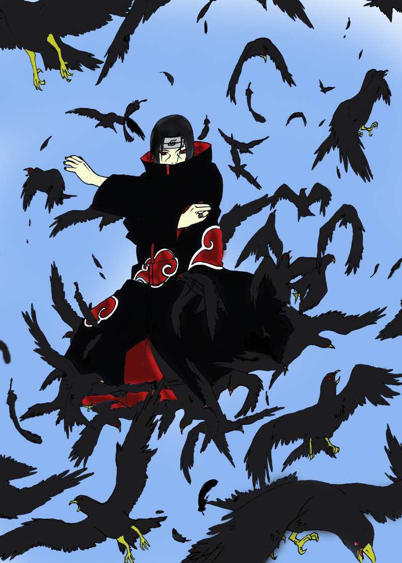 flock of crows Itachi by Zeke Asakura