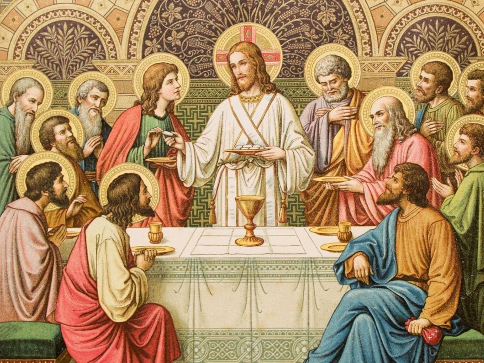 The Last Supper Of Christ Wallpaper And Image Pictures