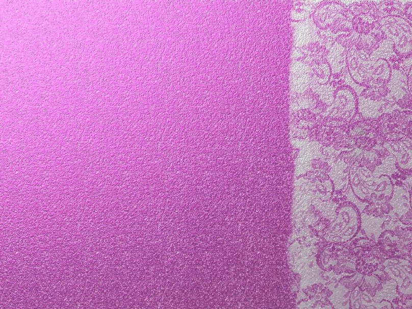 Hot Pink Lace Wallpaper Metallic