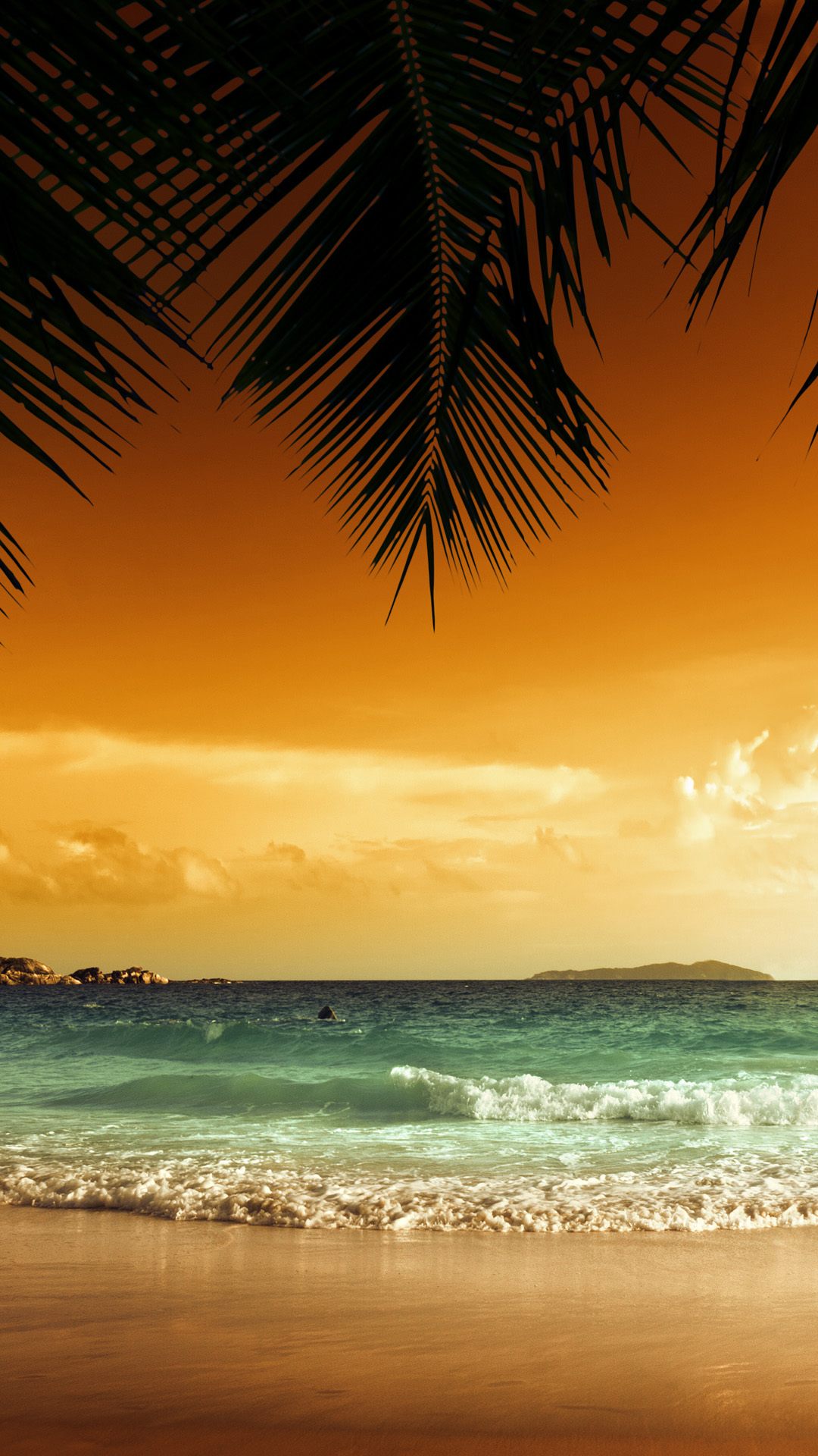 HD Beach iPhone Wallpaper