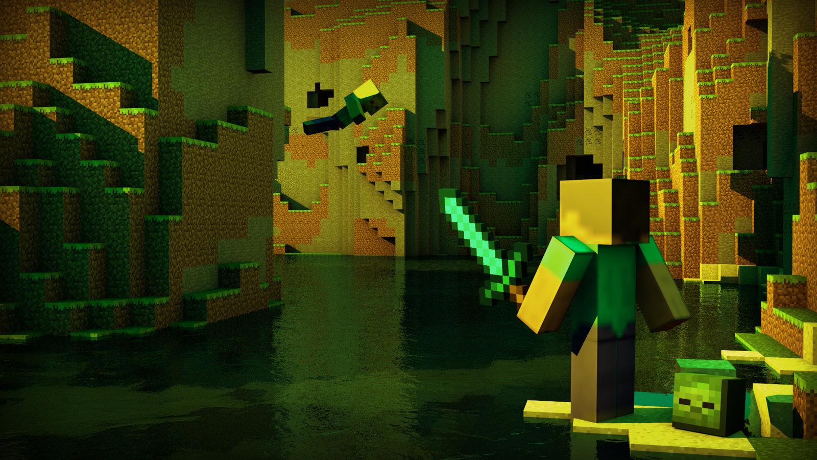 minecraft wallpaper mac creeper