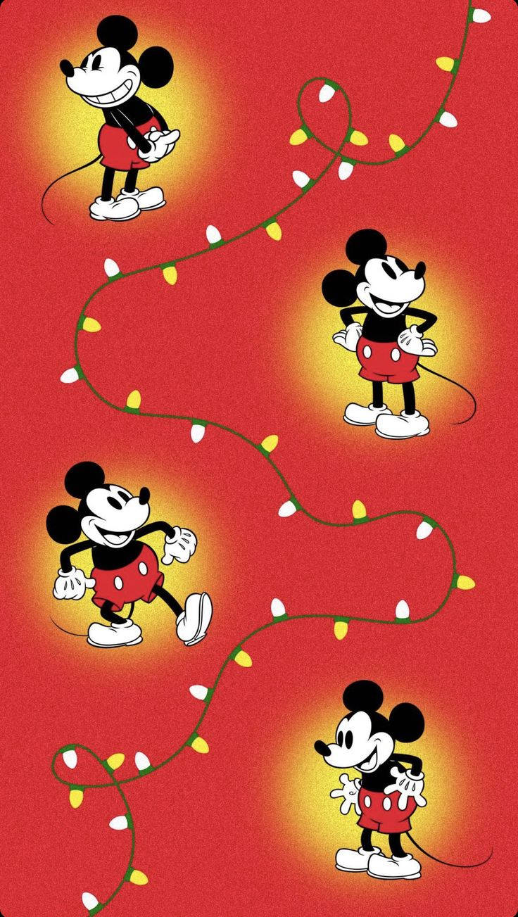 Disney Christmas iPhone Wallpaper