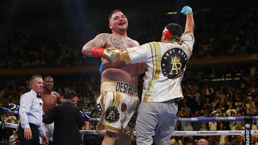 Andy Ruiz Victory Wallpaper