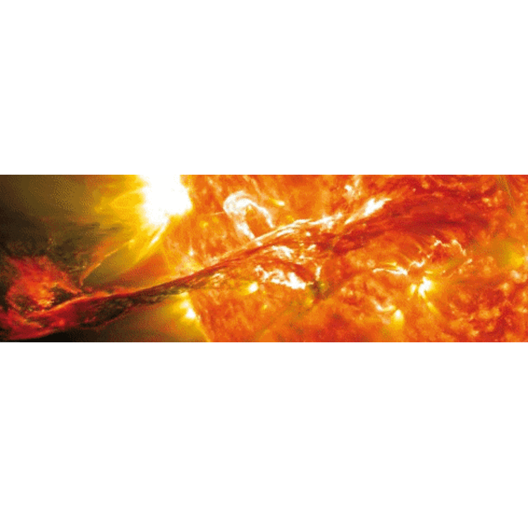 The Sun Solar Storm Eruption Space Poster Wallpaper