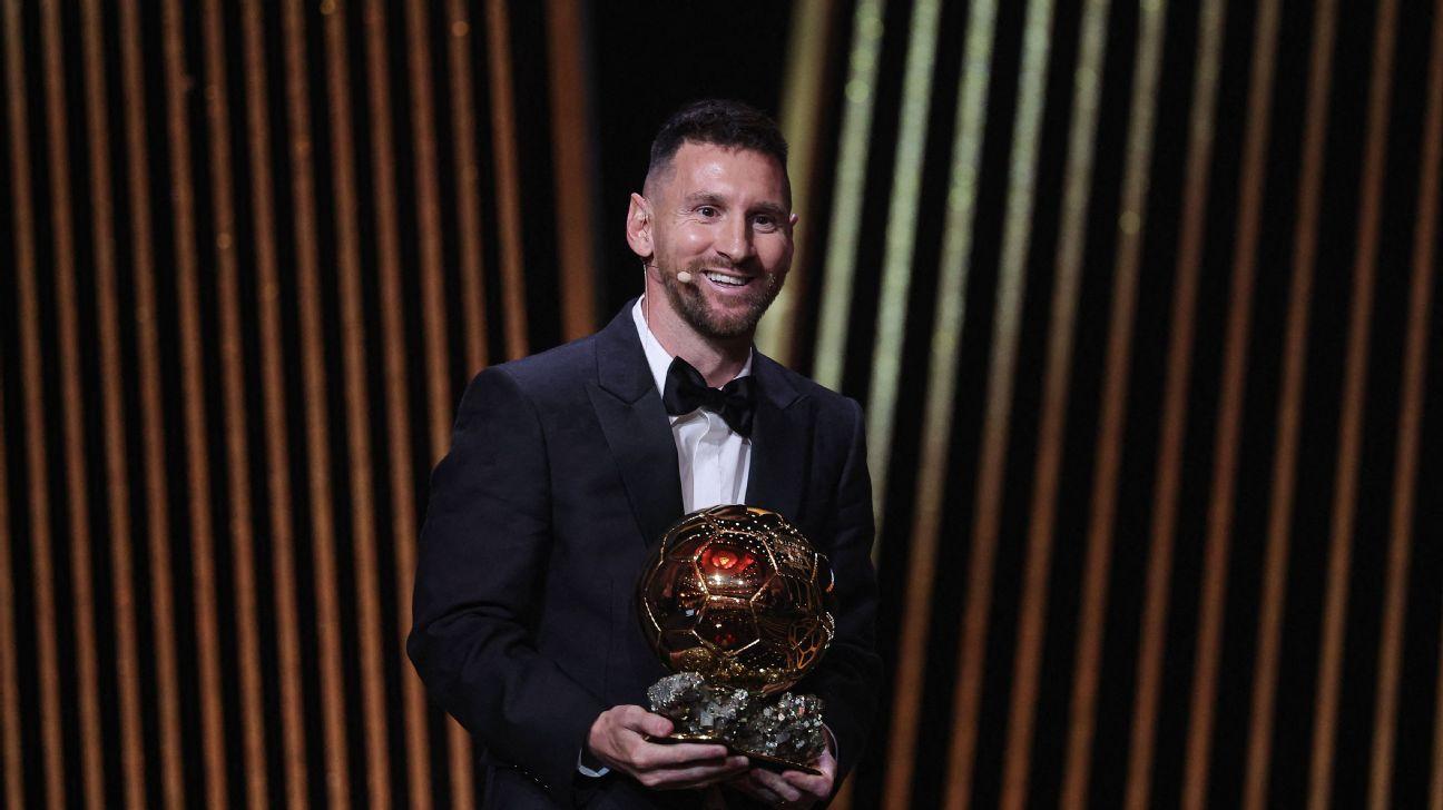 Lionel Messi Beats Erling Haaland to Win His Eighth Ballon dOr