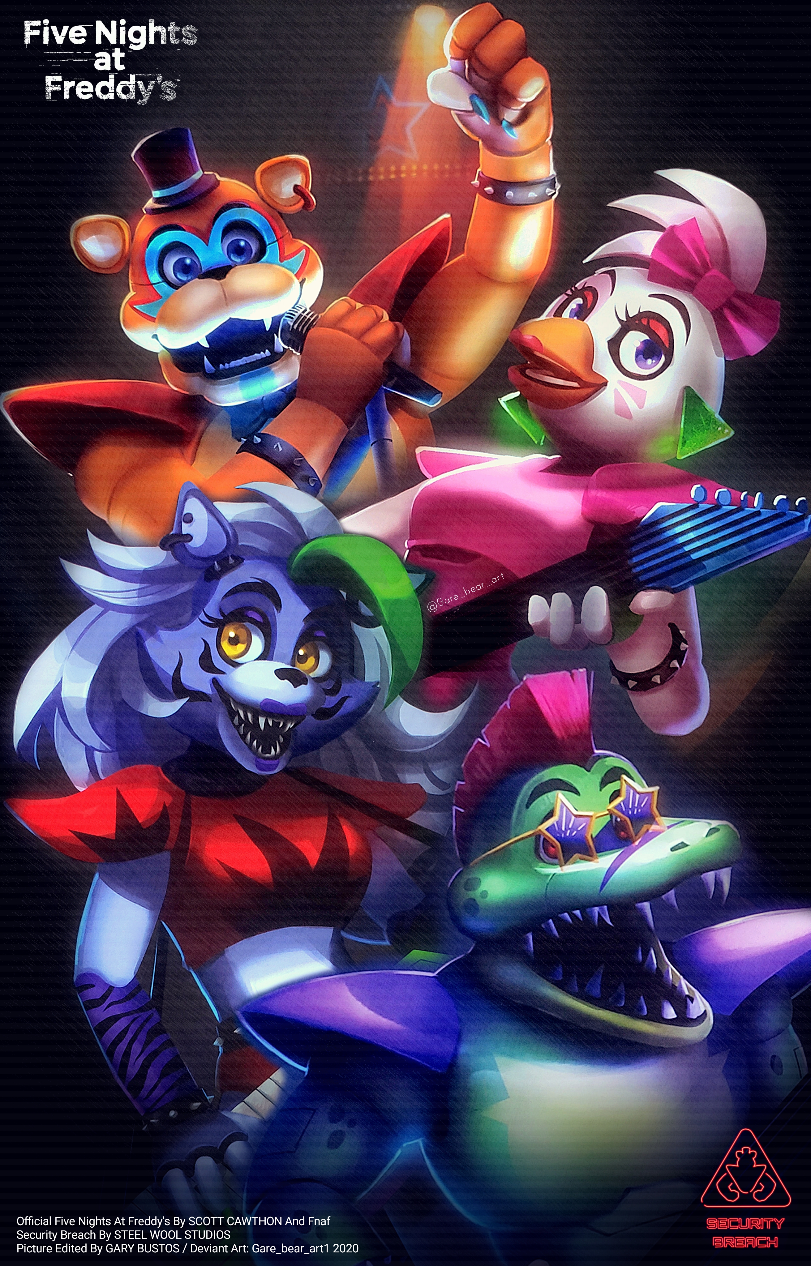 Fnaf Sb Wallpaper By garebearart1