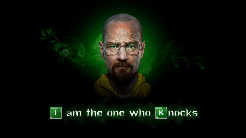 Name Walter White I Am The One Who Knocks Wallpaper