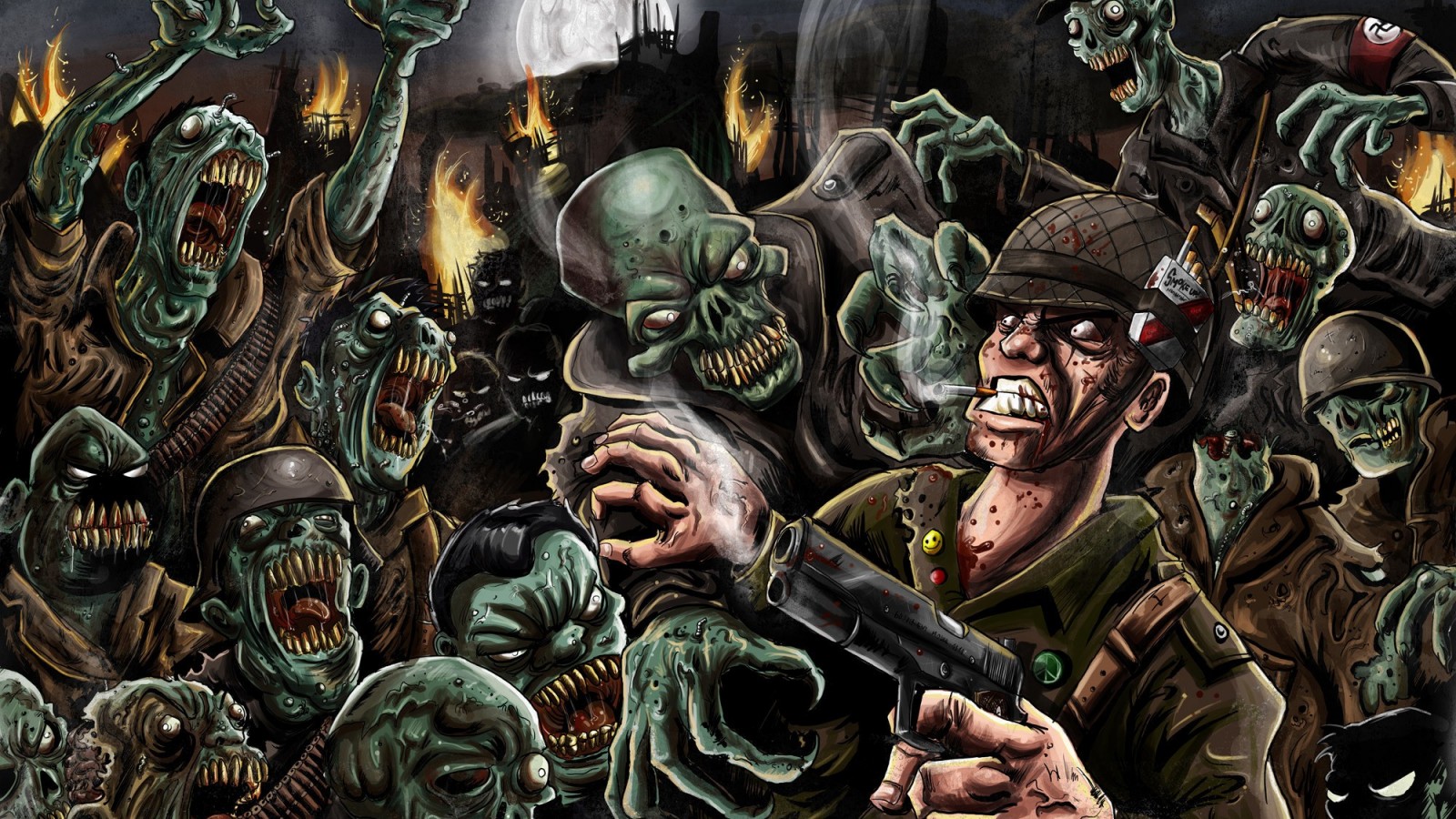 Call Of Duty World At War Zombies Wallpaper HDwallpaper