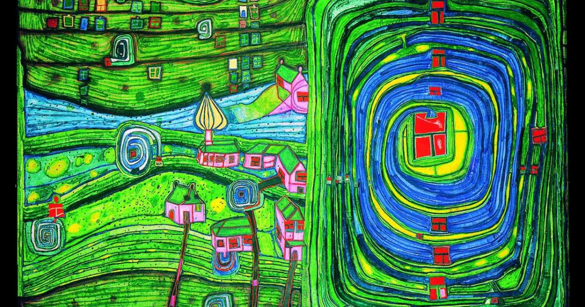 Hundertwasser Grass For Those Who Cry