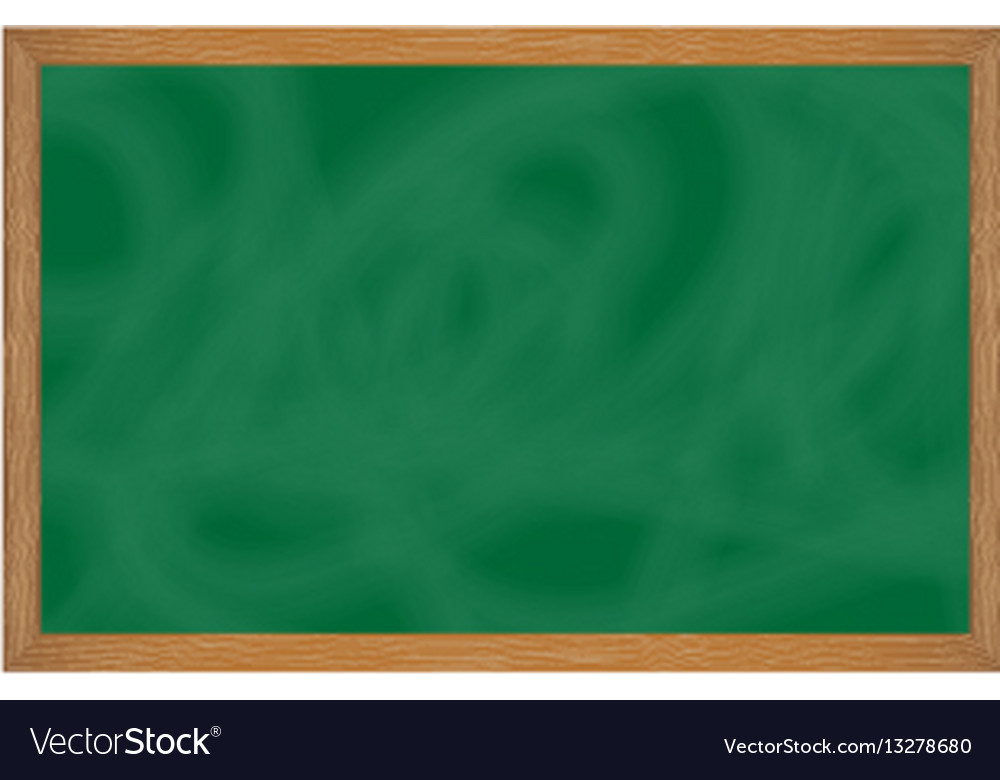 School Board On A White Background Royalty Vector Image