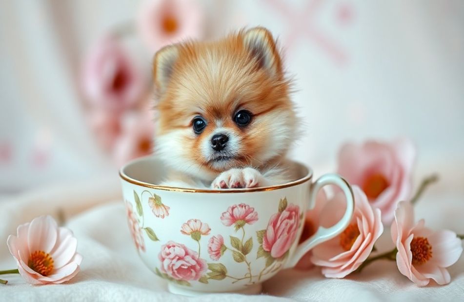 Teacup Pomeranian Wallpaper
