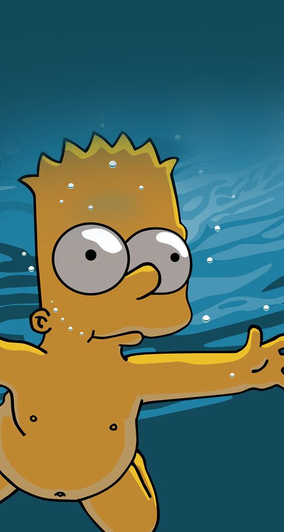 Bart Simpson iPhone Wallpaper And Nirvana