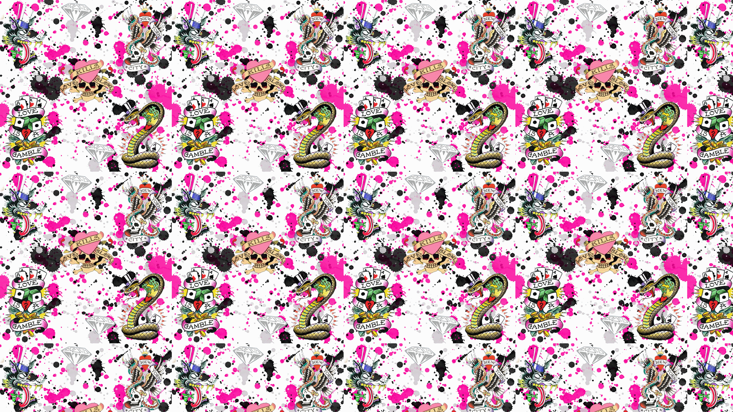 Ed Hardy Flasher Desktop Wallpaper Is Easy Just Save The