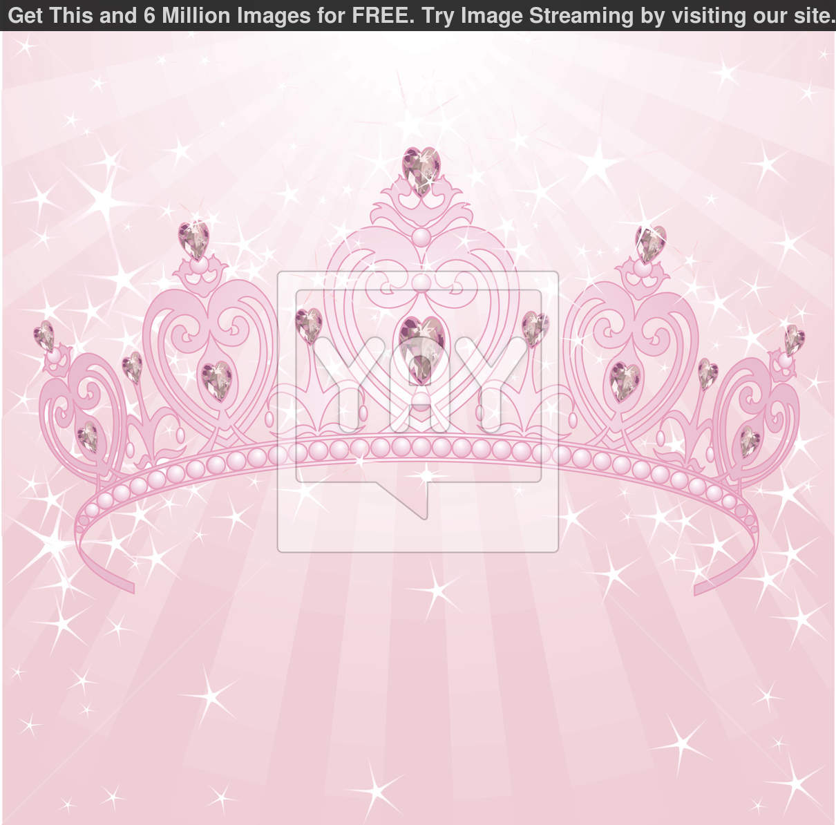 Pink Princess Crowns Wallpaper Crown