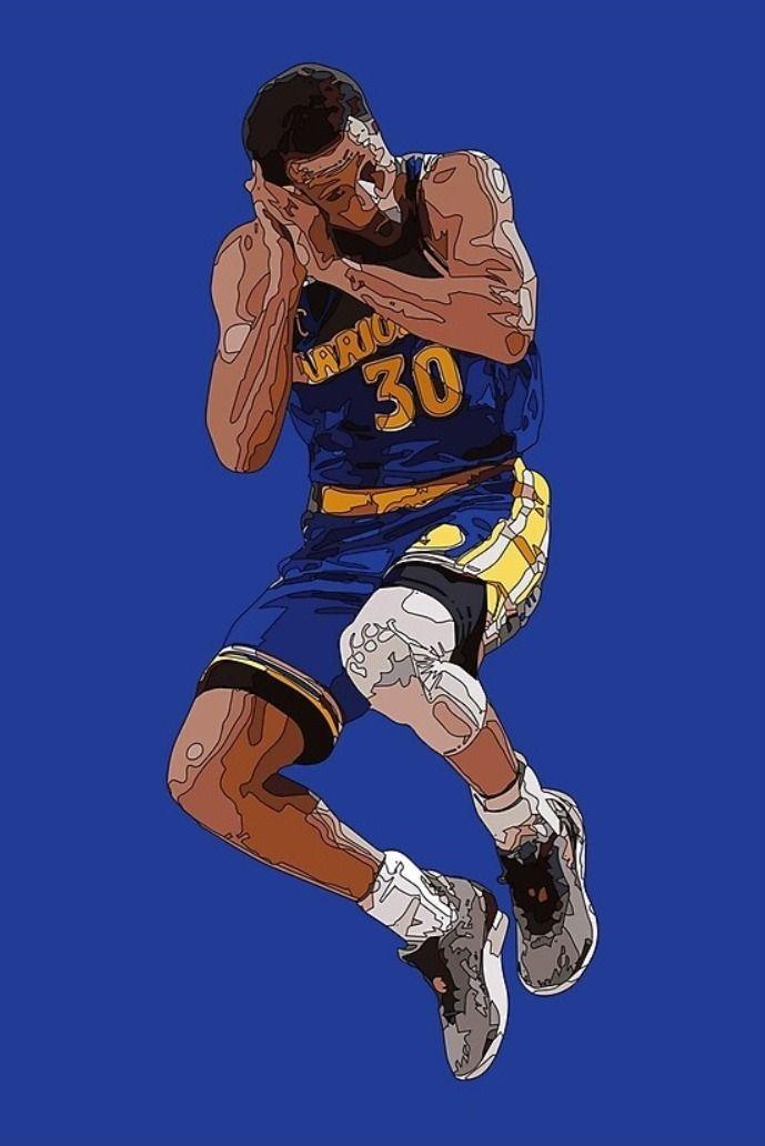 Steph Curry Night Nba Art Basketball Pictures