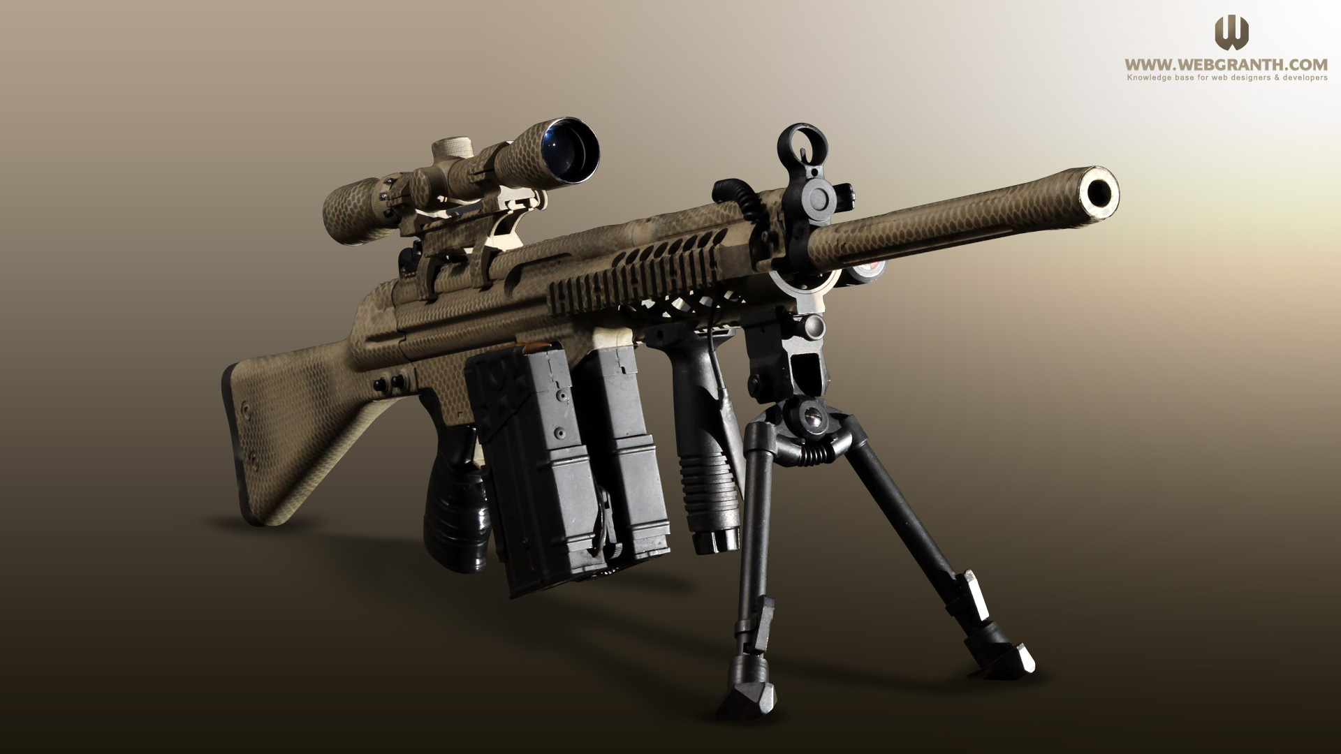 Military Weapons Ar Silencer Wallpaper Wallbase Cc