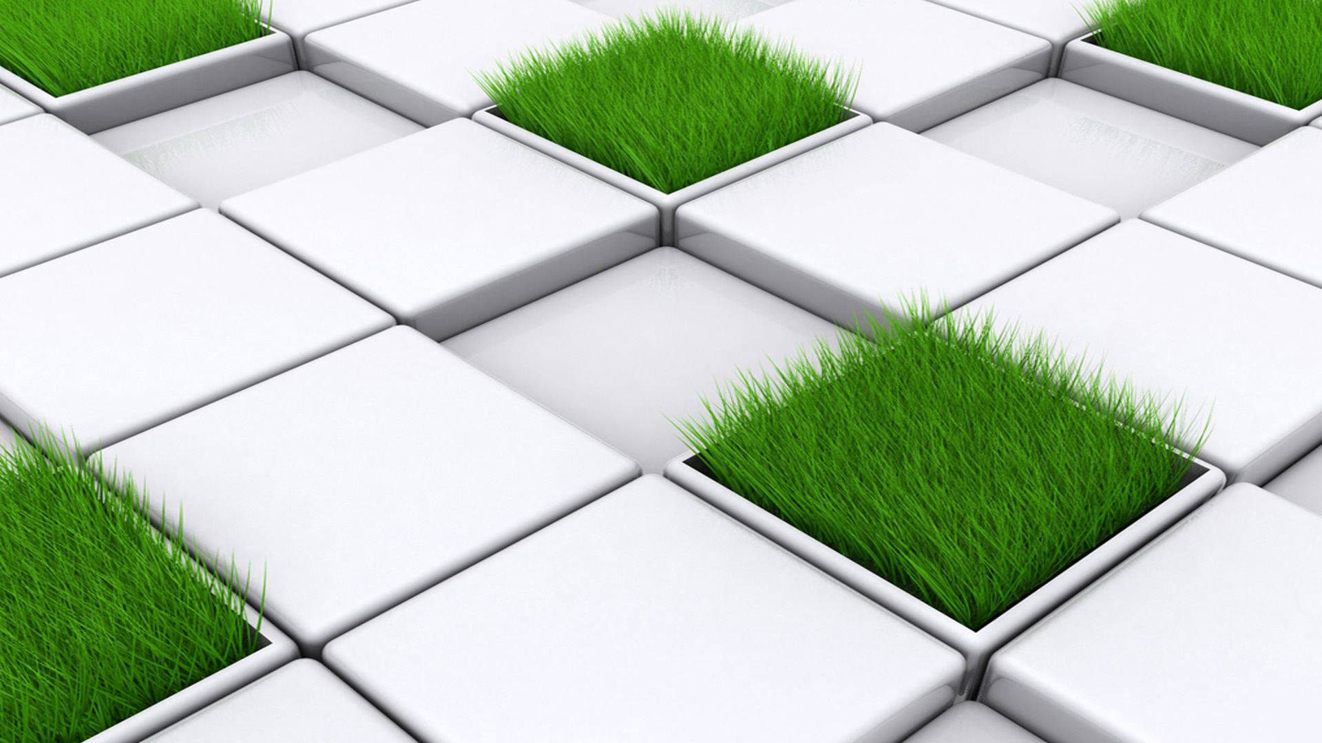 Grass Tiles Wallpaper