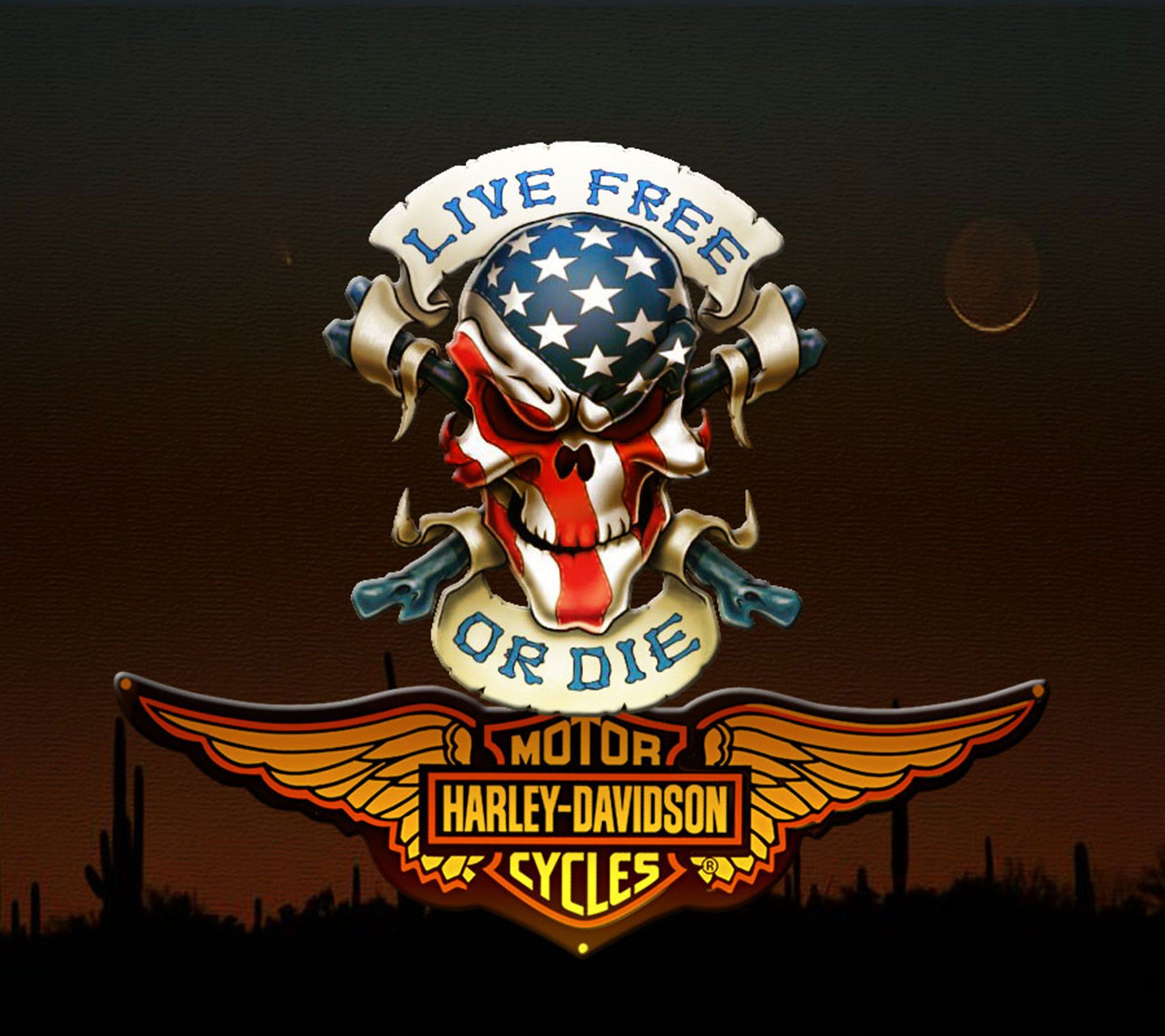 Harley Davidson Logo Desktop Background Wallpaper H D