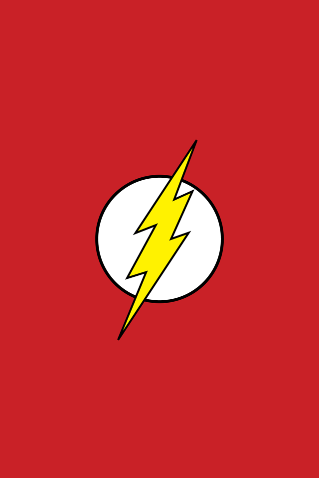 Flash Logo iPhone Wallpaper