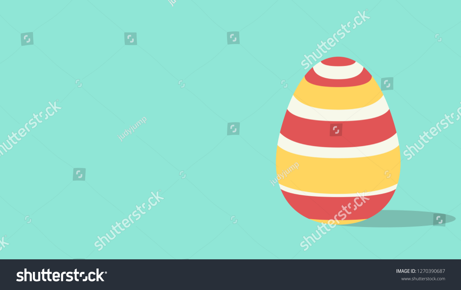 Easter Egg Wallpaper Space Text Stock Vector Royalty