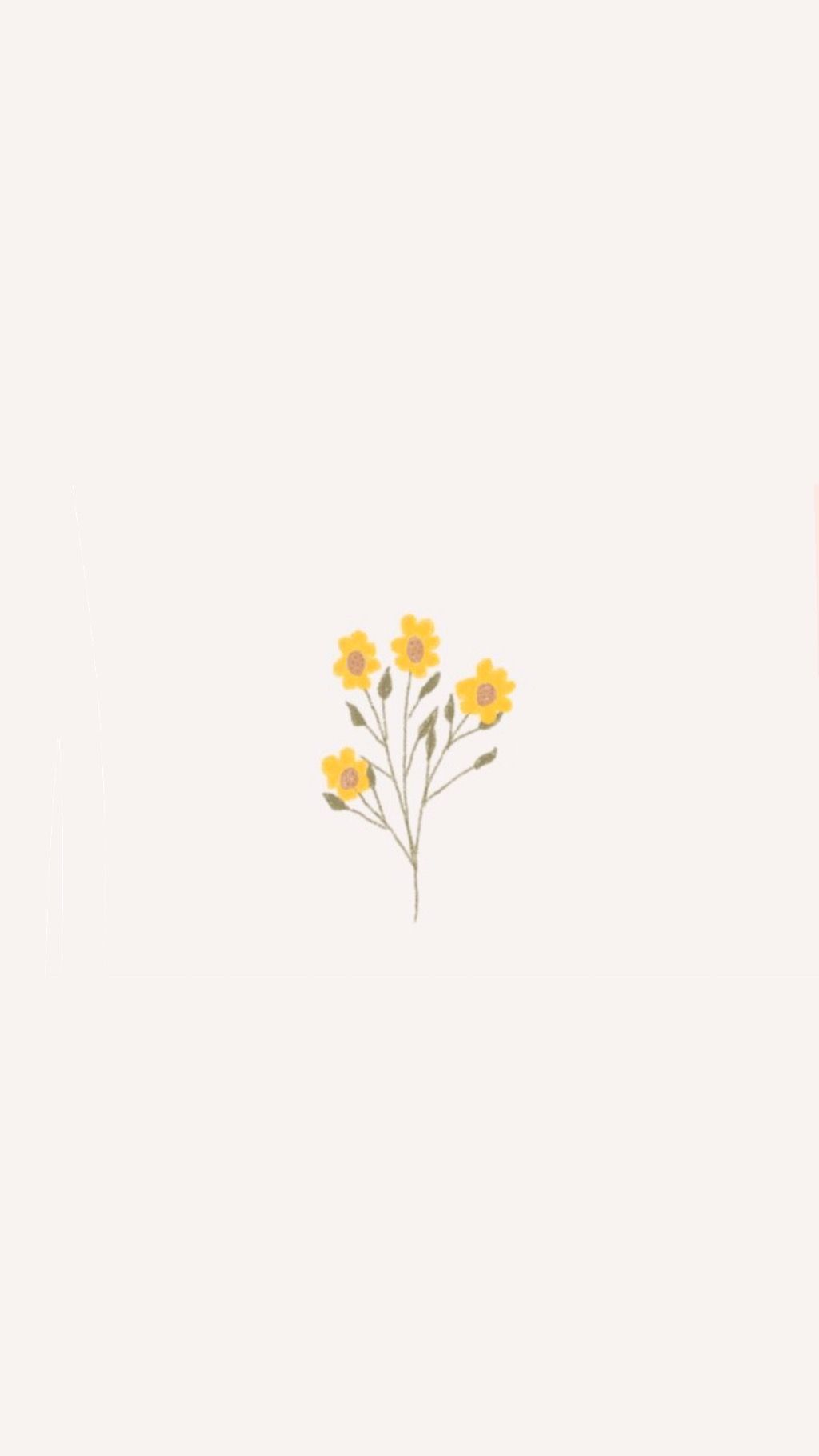 Minimalist Floral Wallpaper 4k HD