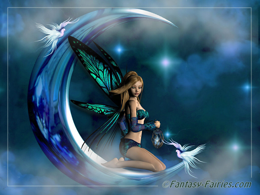 Moon Fairy Wallpaper fairies 6350134 1024 768jpg