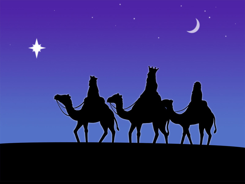 Three Kings Christmas Nativity Wallpaper Image