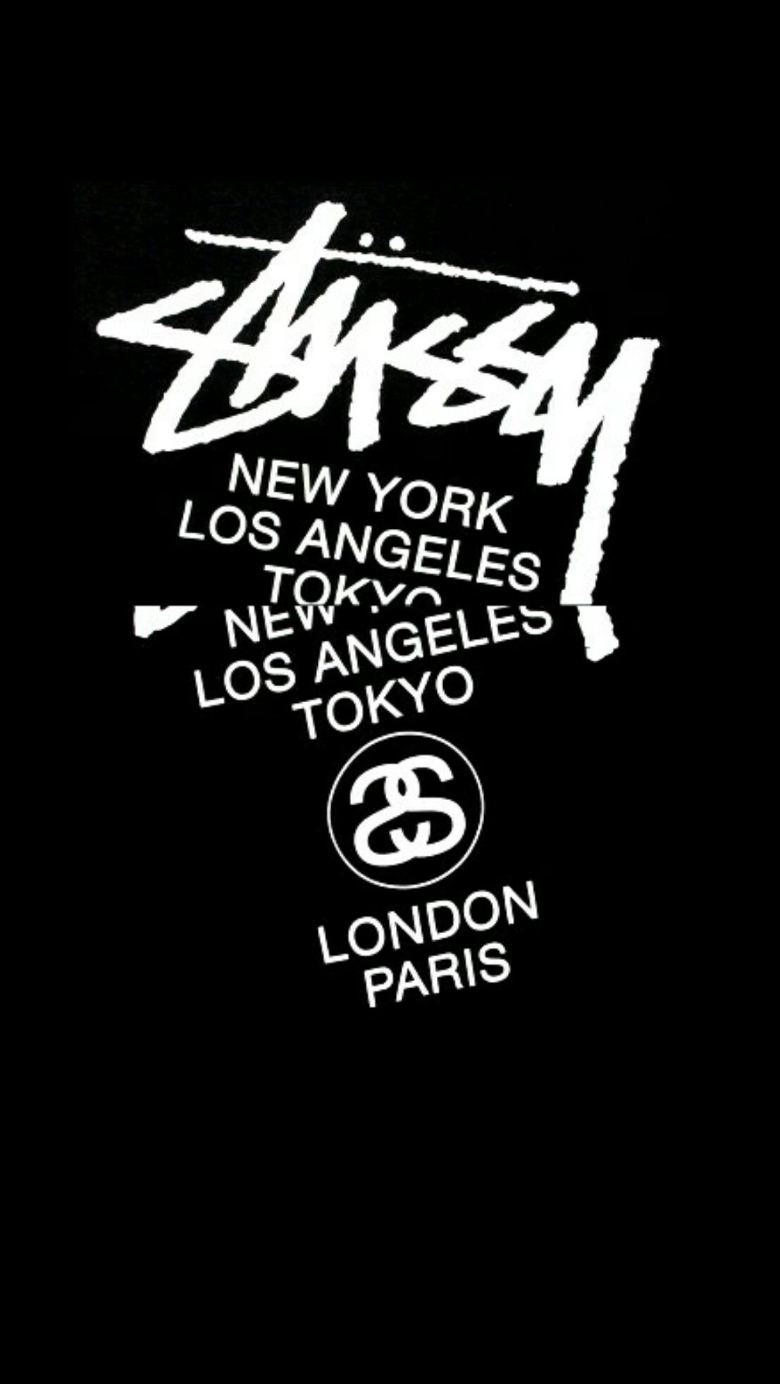 Stussy Black Wallpaper Android iPhone Ponsel
