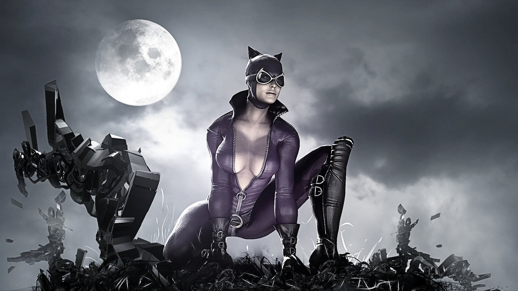 Batman Arkham City Catwoman HD Wallpaper by TheSyanArt on