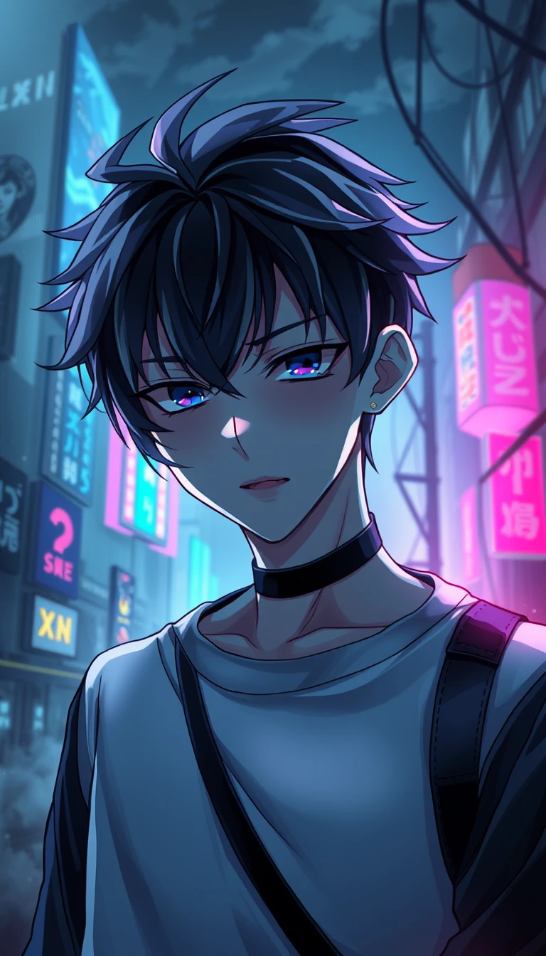 🔥 Download Emo Anime Boy Wallpaper by @mtran | Emo Anime Boy Wallpapers ...