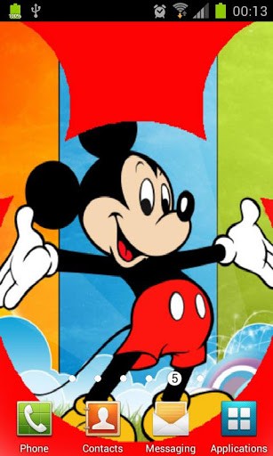 Bigger Mickey Mouse Live Wallpaper For Android Screenshot