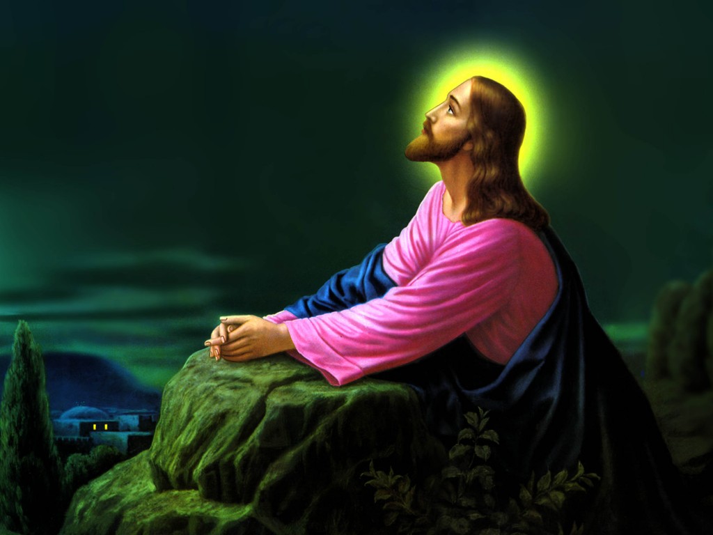 Daily Catholic Devotions Image Jesus Christ Prayer Print